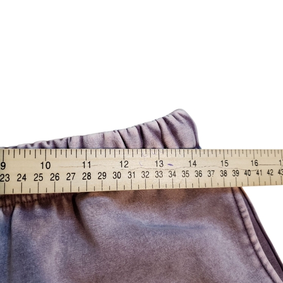 SumWon Purple Mineral Wash Oversized Lounge Shorts Small - Picture 6 of 7